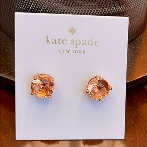 Adorable Kate Spade Pink Topaz Earrings